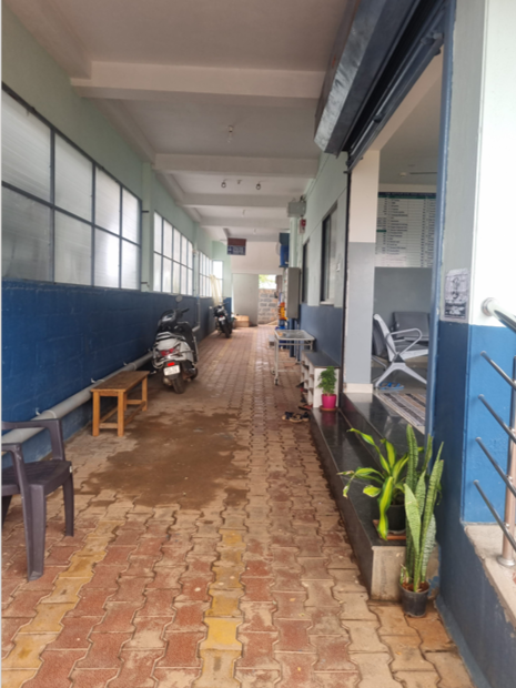 KEGH Hospital Exterior & Dr. Kittur Pharmacy in Dharwad